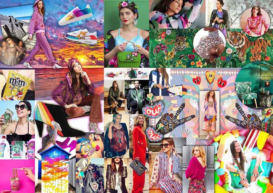 planche tendance maximaliste couleurs vera cardoso vera cardoso coach en image styliste de mode et graphiste freelance moodboard planche tendance